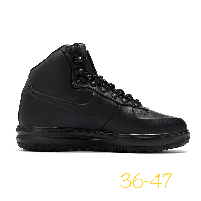 2020 Men Nike Air Force III High All Black Shoes